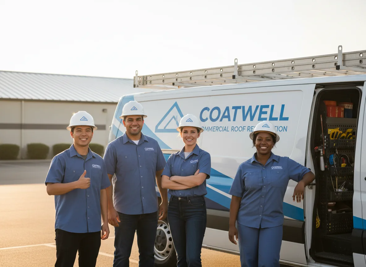 Commercial roof coating company in Ivanhoe, MN